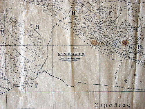 Πολεοδομικός χάρτης συνοικισμού Μαυρολόφου